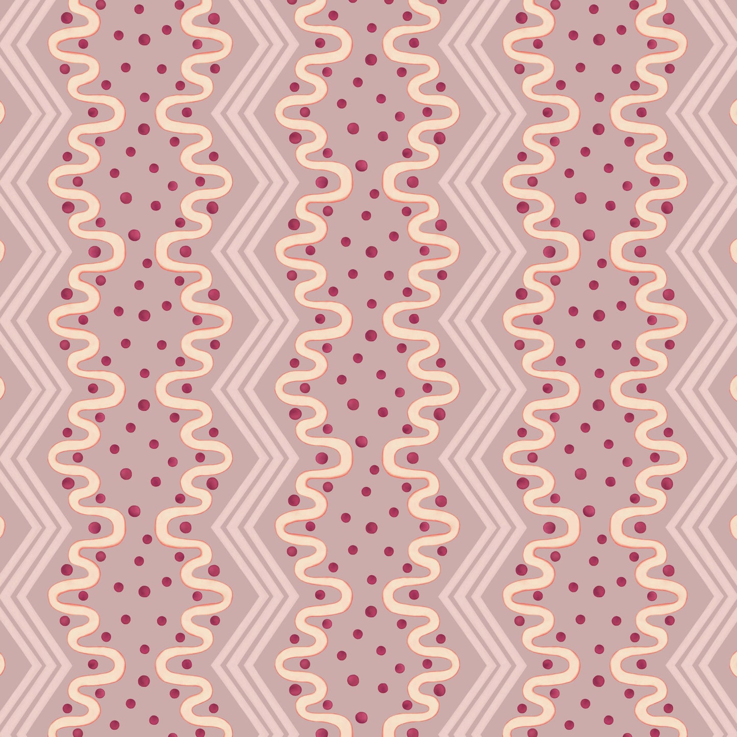 Madame Ziggle Wallpaper - Blueberry Yoghurt