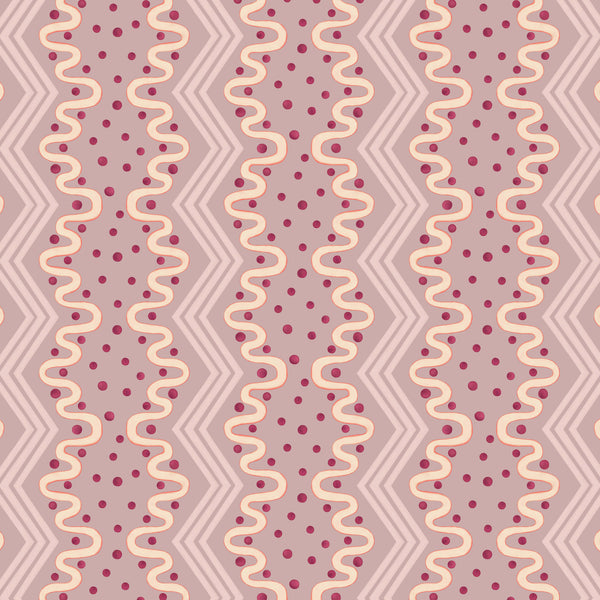 Madame Ziggle Wallpaper - Blueberry Yoghurt