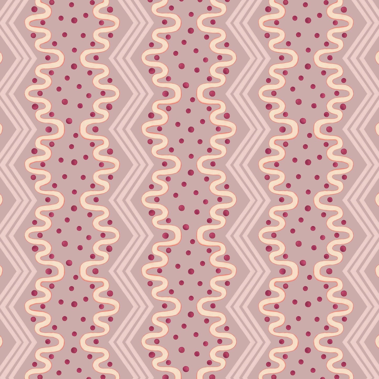 Madame Ziggle Wallpaper - Blueberry Yoghurt
