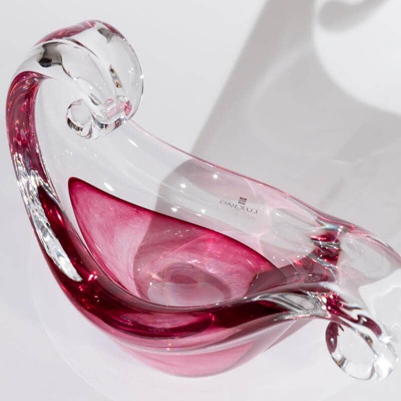 Italian Sculptural Art Glass Bowl