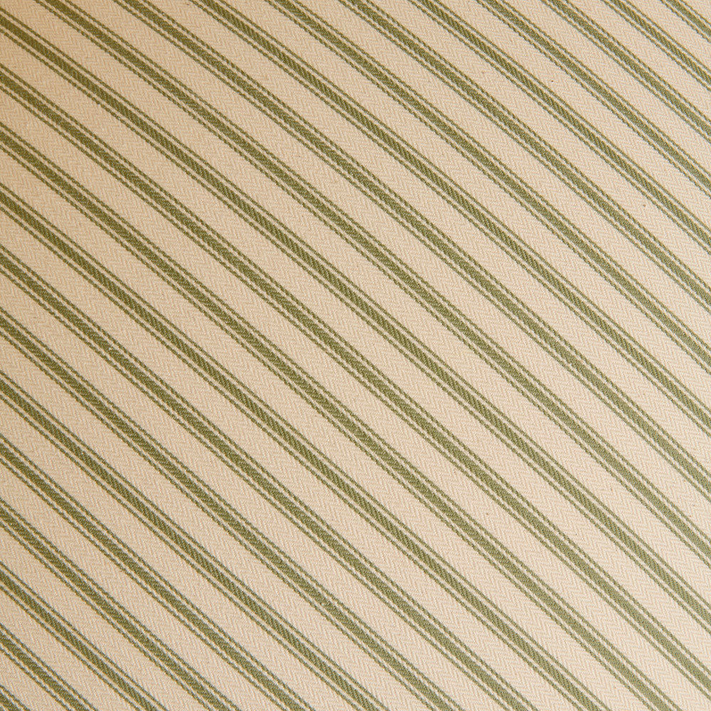 Green Striped Stool
