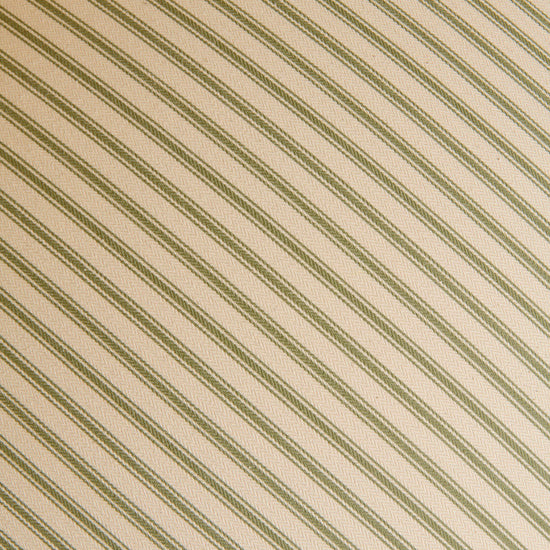 Green Striped Stool