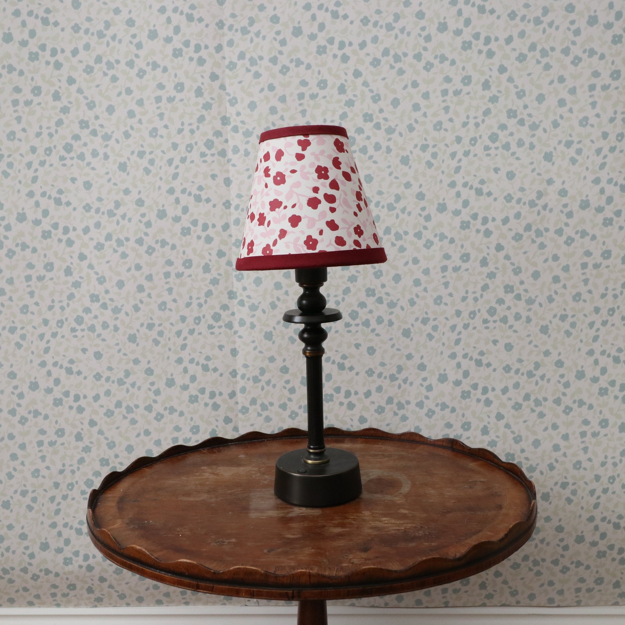 Lampshade - Small Clip-On Blossom Two Pinks