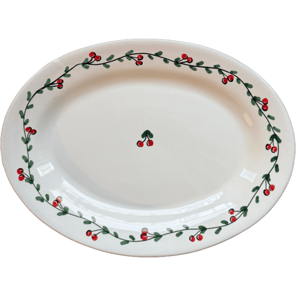 Cherry Frutta Oval Platter - 30 cm