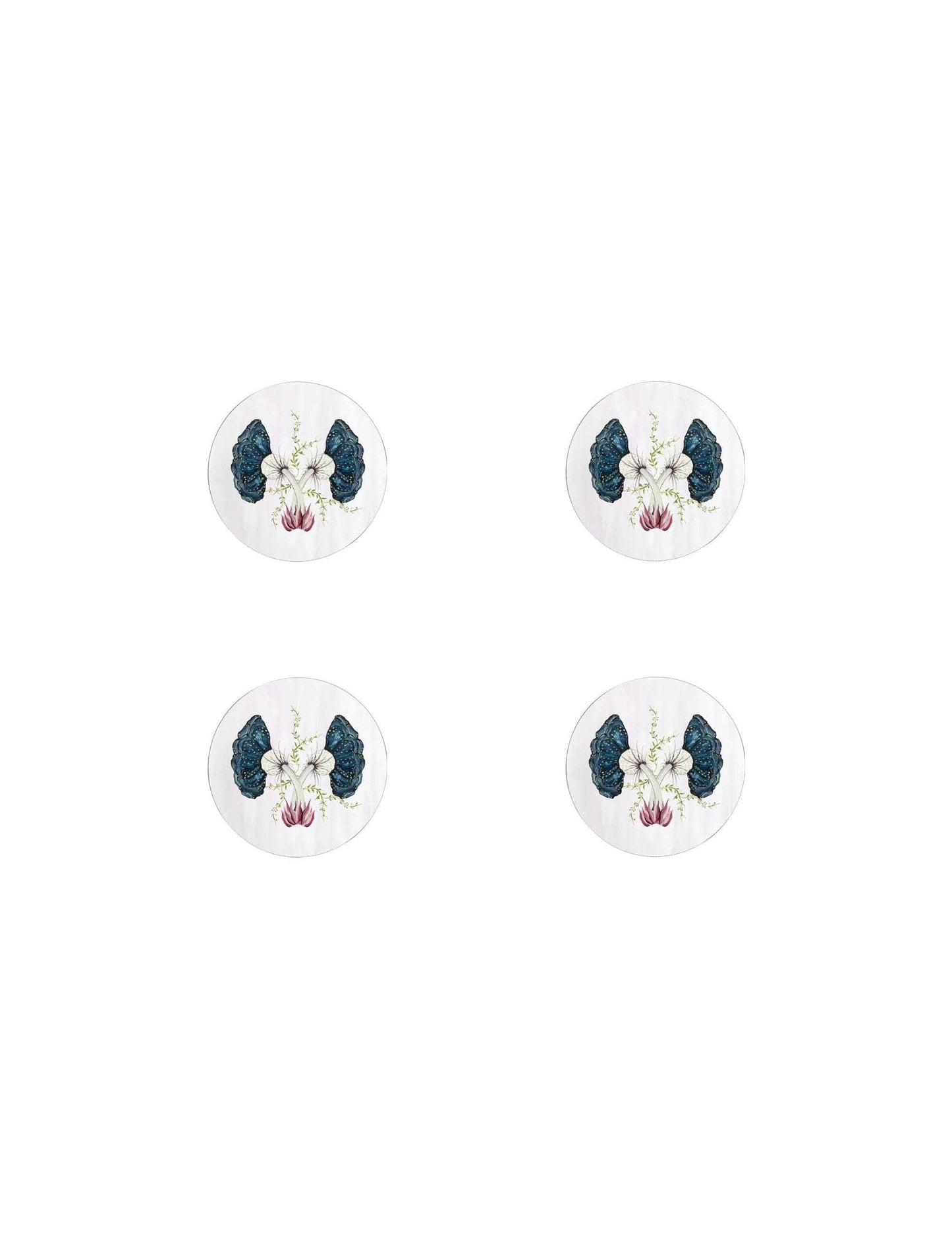 Bosch Botanical Flower Set of 4 Coasters