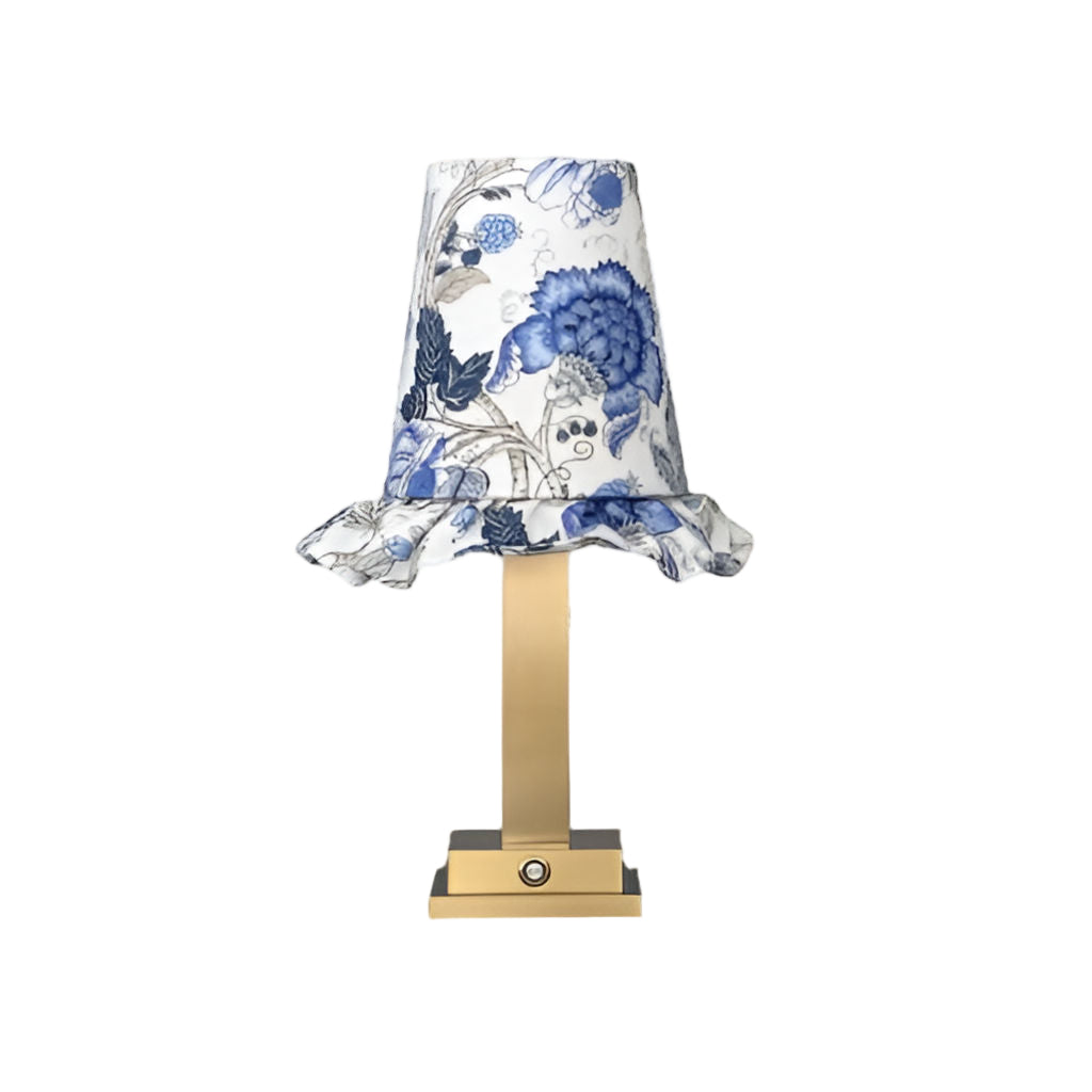 Philia Table Lamp Blue Flowers
