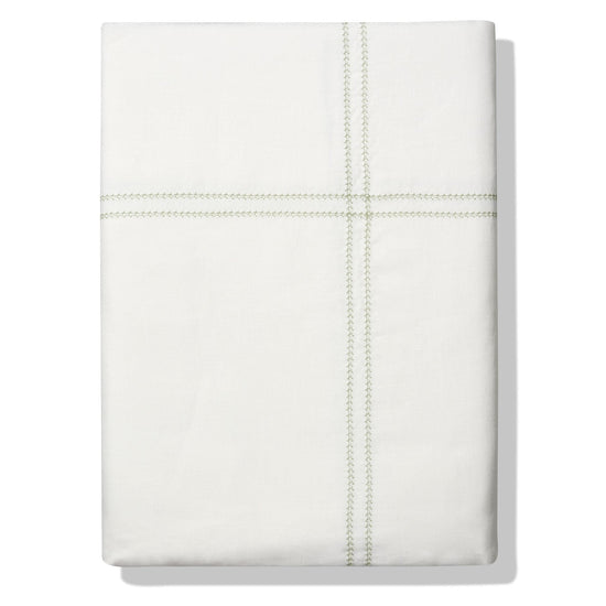 Bed Linen Set Hemstitch Botanical Green