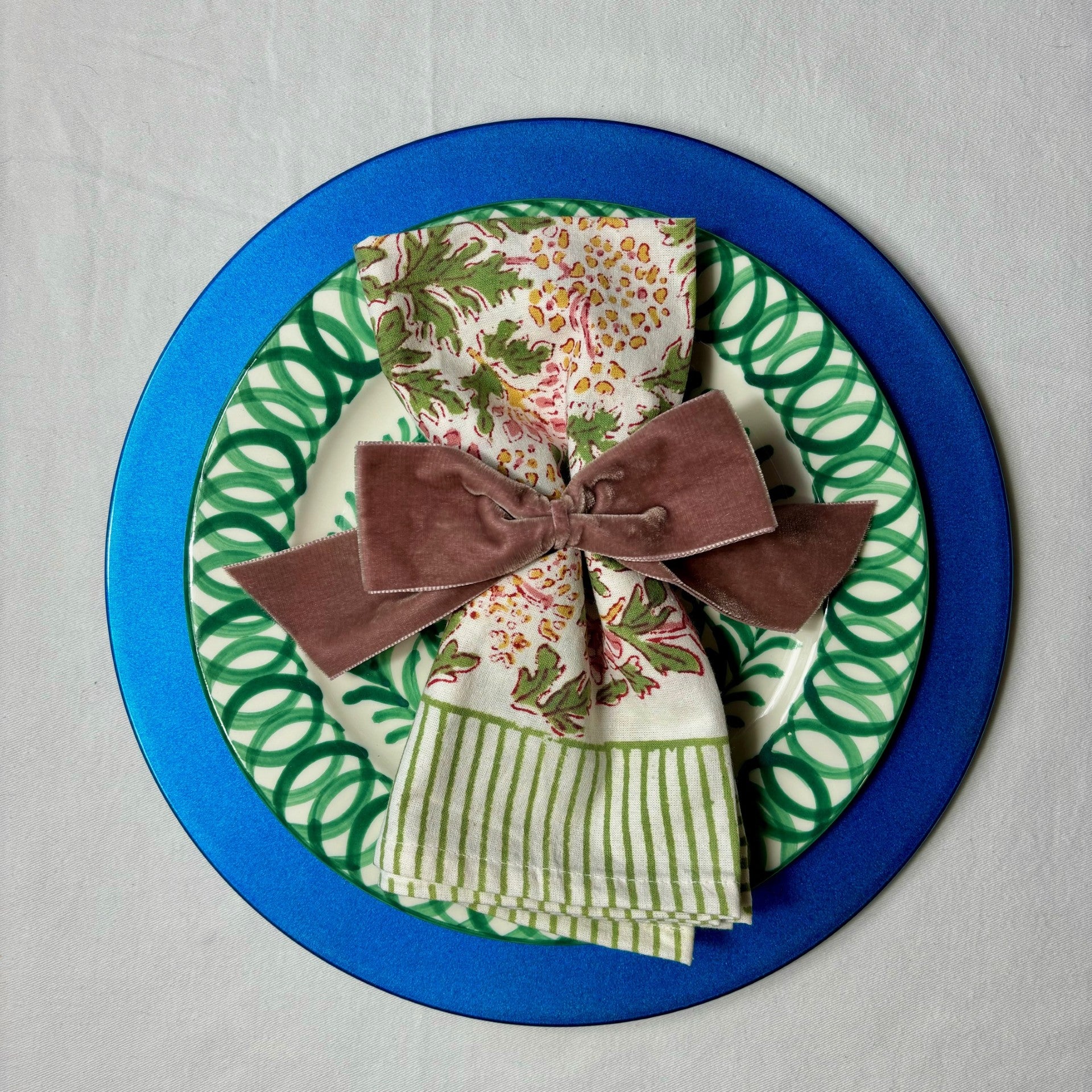 Charger Plate - Blue - Set Of 6