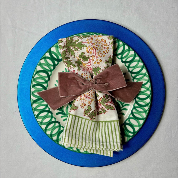 Charger Plate - Blue - Set Of 6-