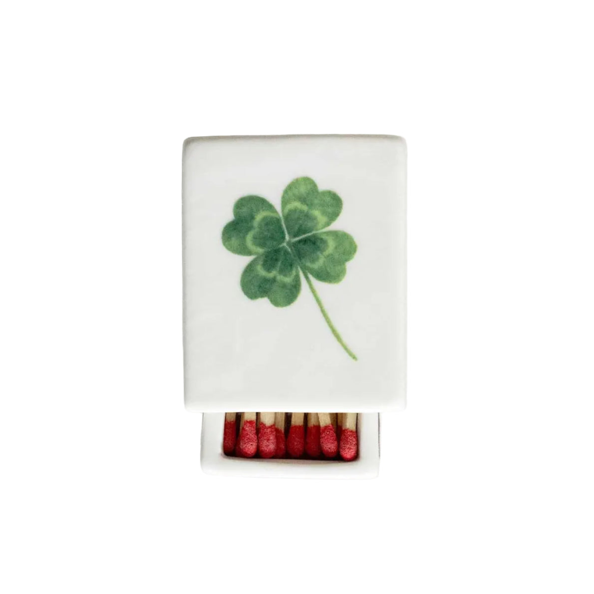 'Mini Clover’ Ceramic Matchbox