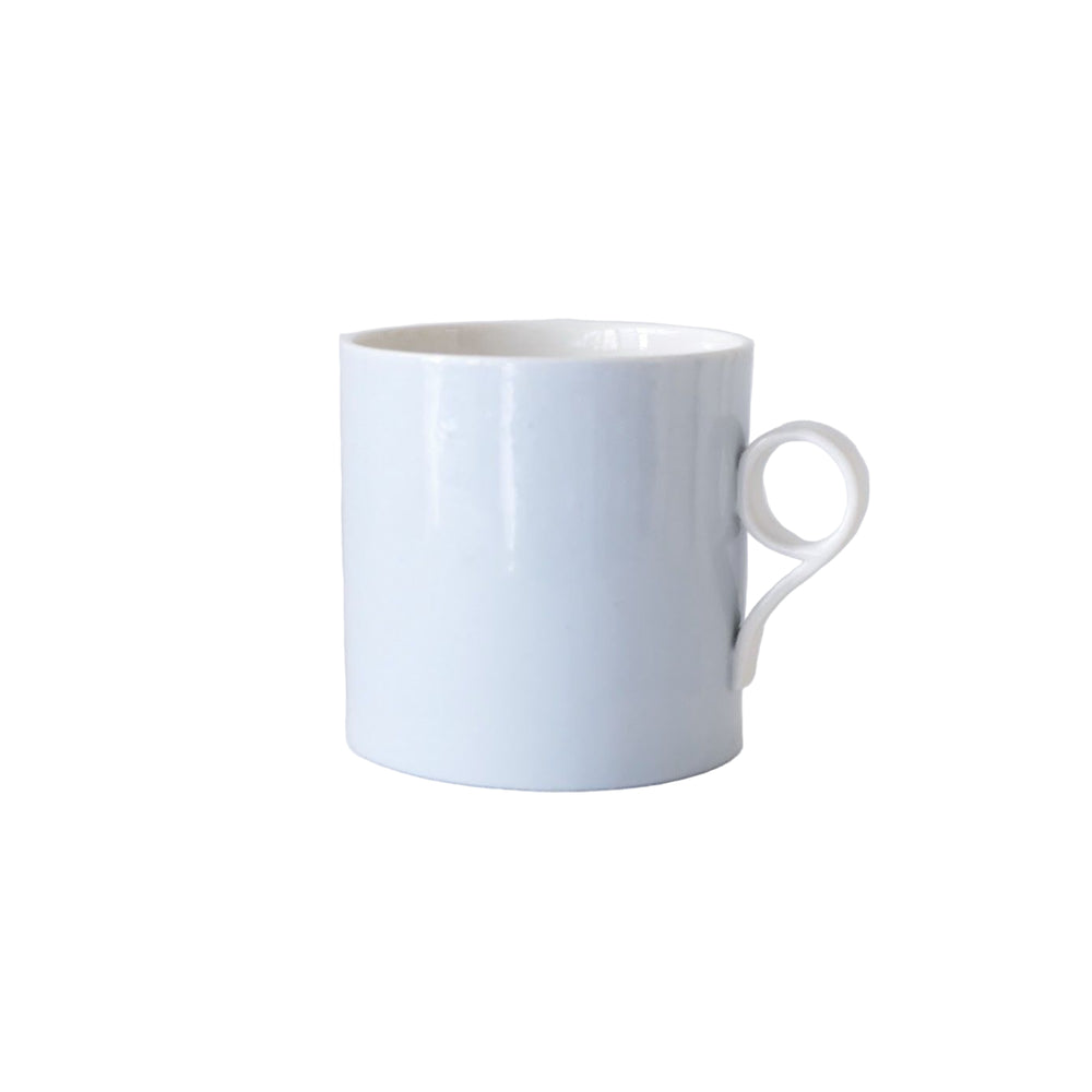Large Mug in Pale Blue - Loop Handle