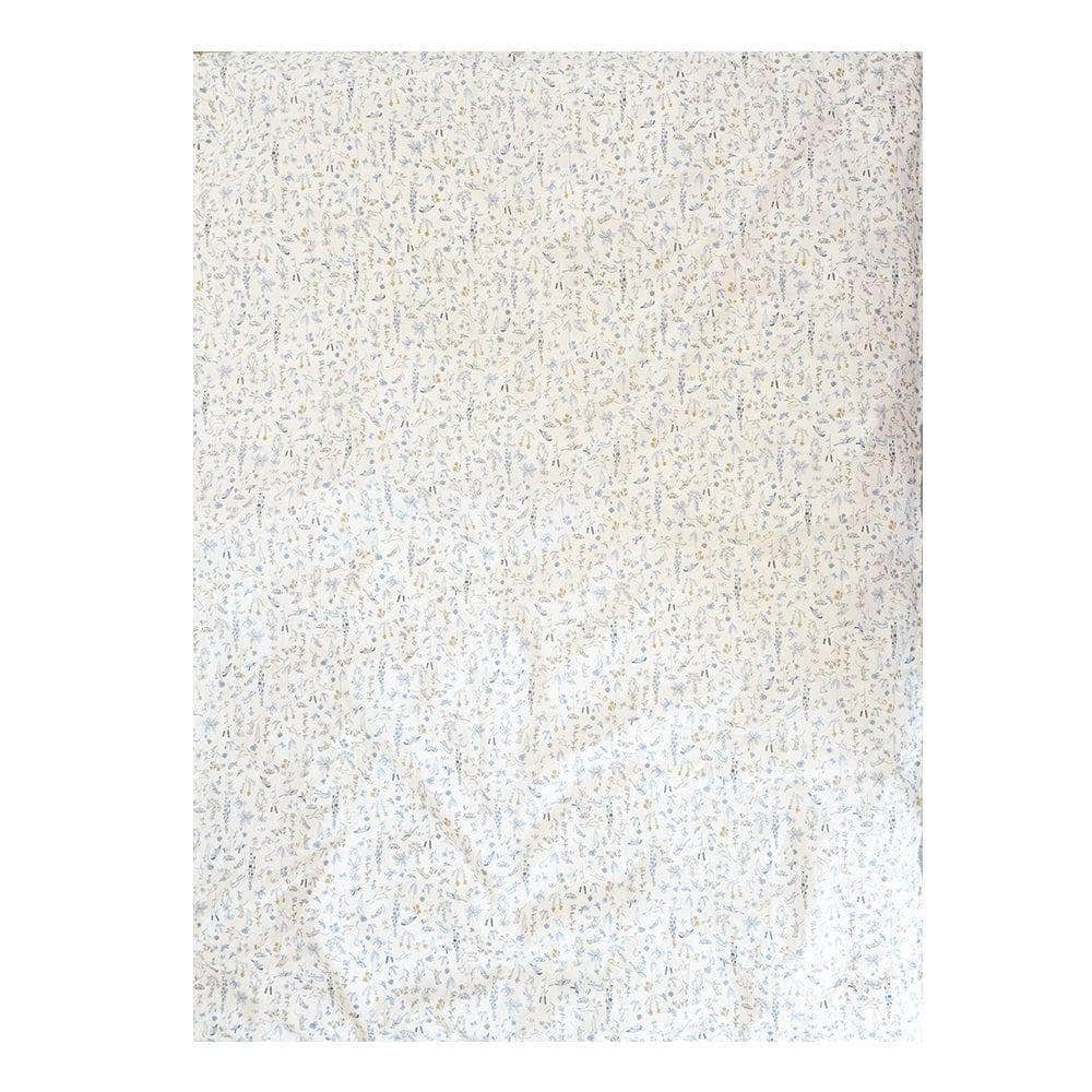 Reversible Heirloom Quilt Made With Liberty Fabric Theo Blue & Mitsi Valeria Blue