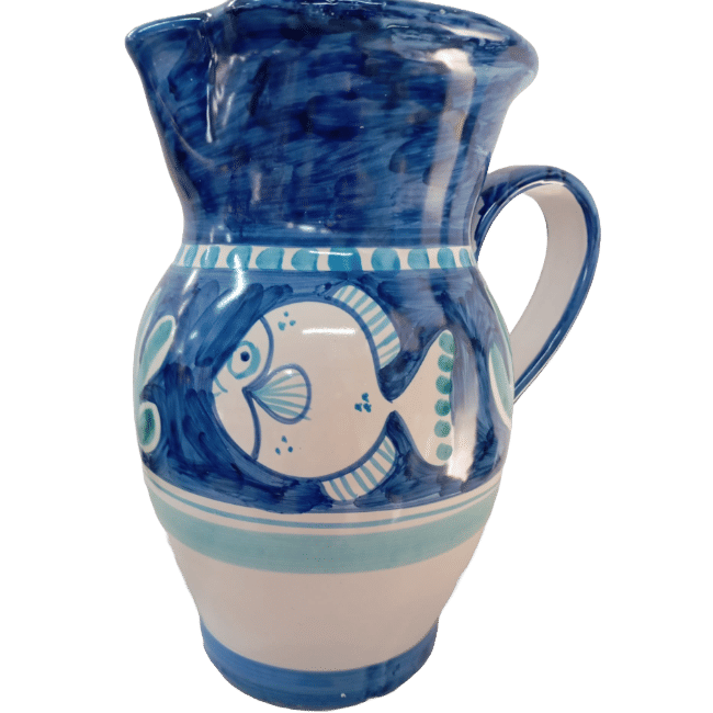 Amalfi Fish Blue Carafe