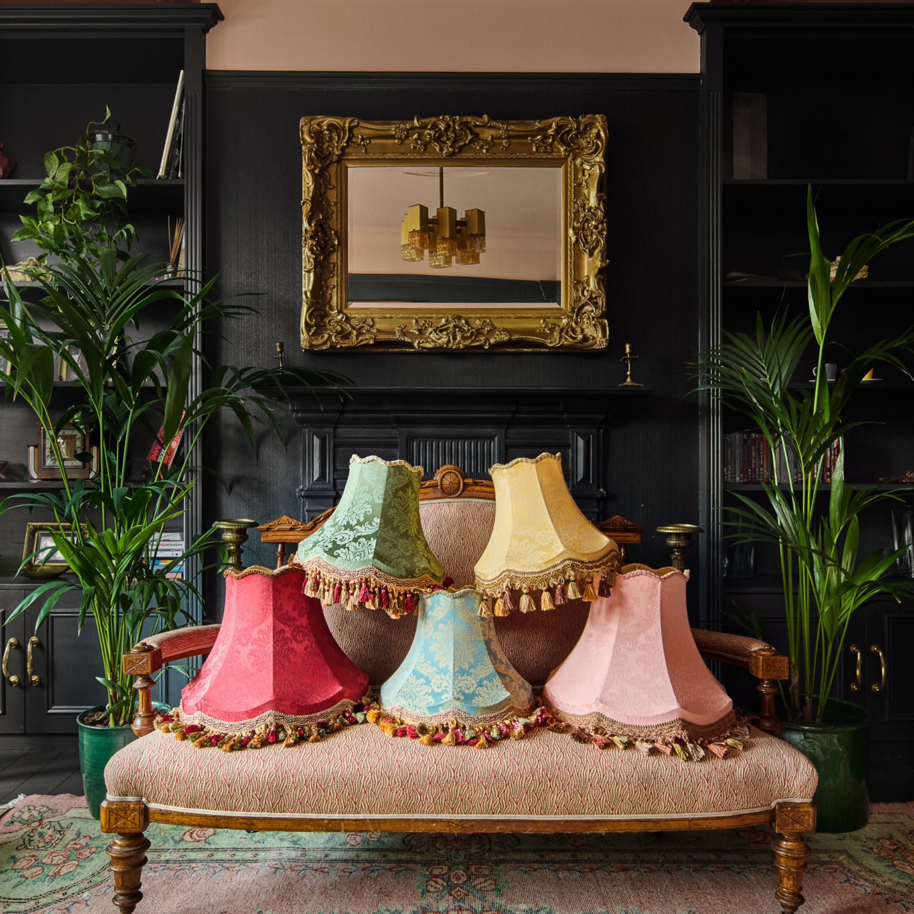 The Topaz Damask Lampshade
