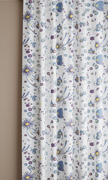 Solaris Linen Cotton Fabric Denim Blue