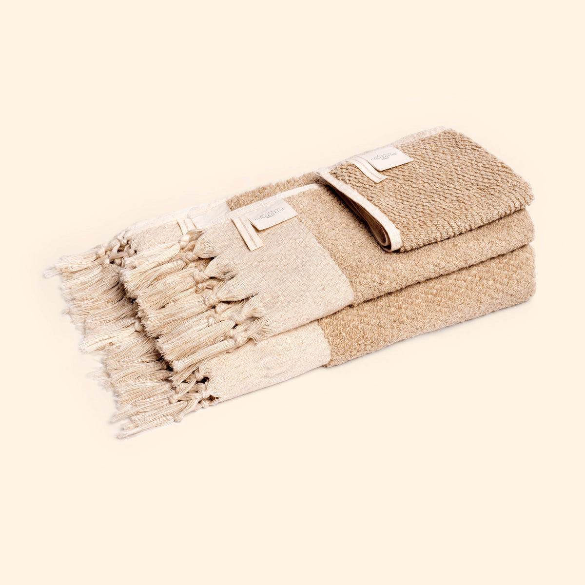 Plush and Bare Linen Hand Towel