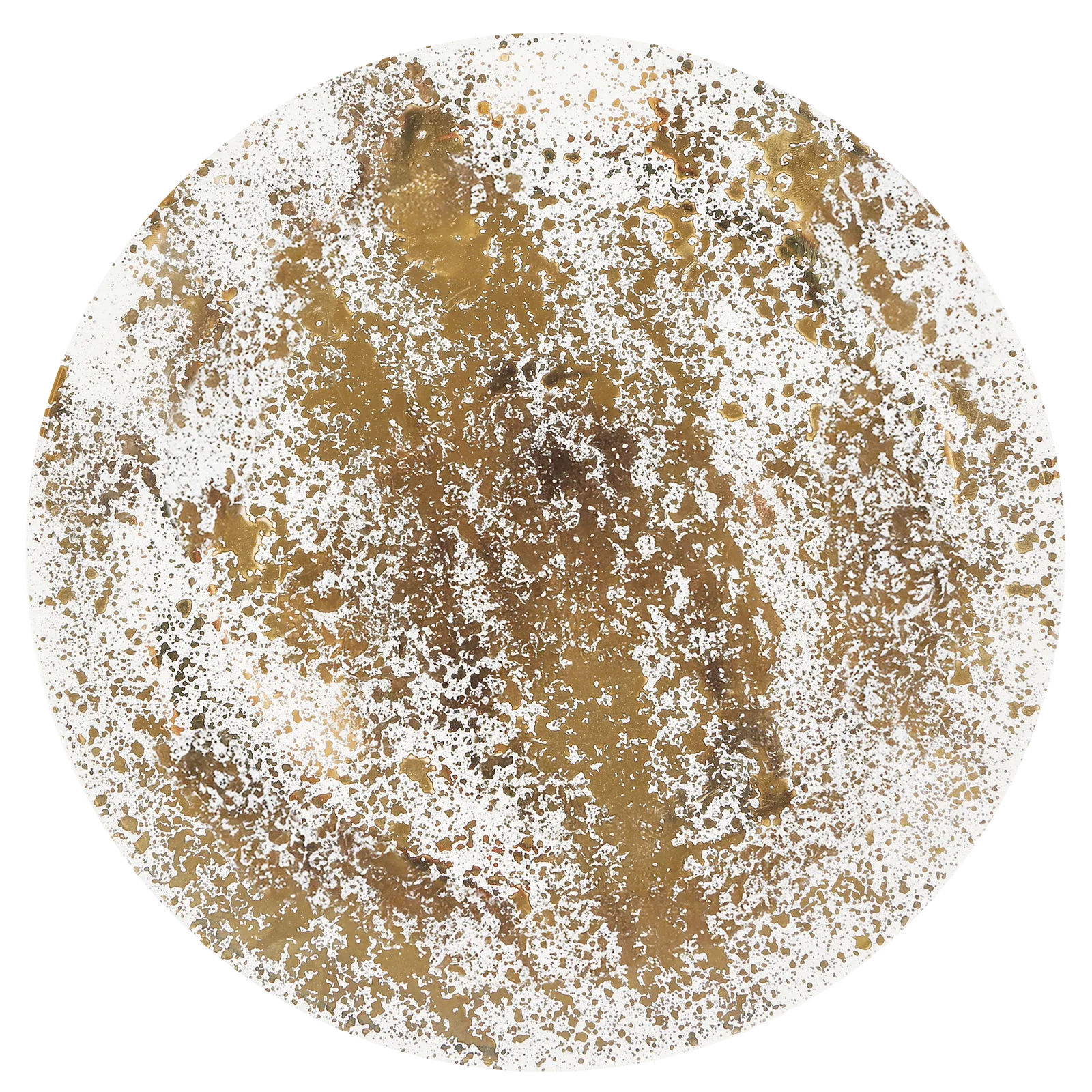 Gold Splatter Plate
