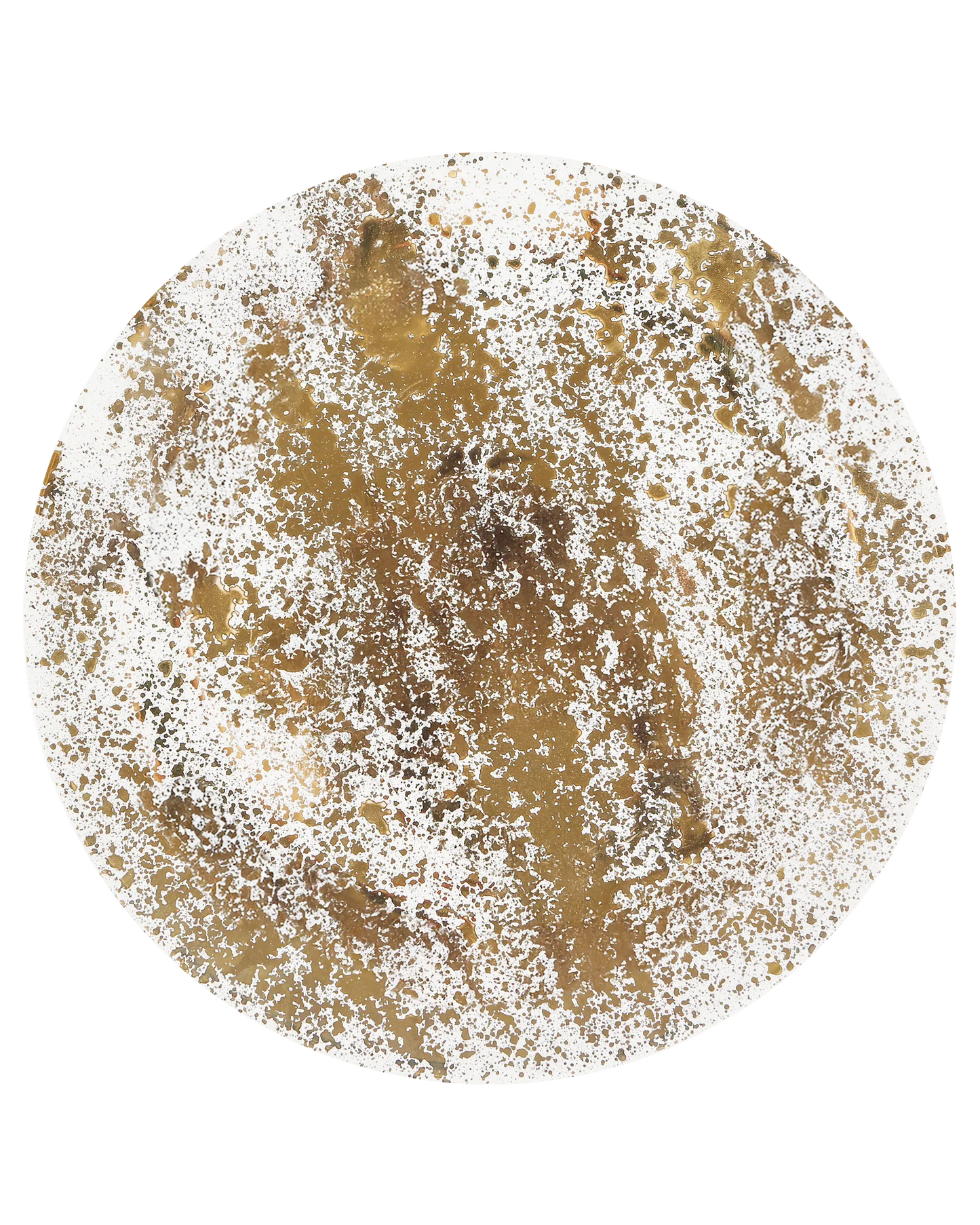 Gold Splatter Plate