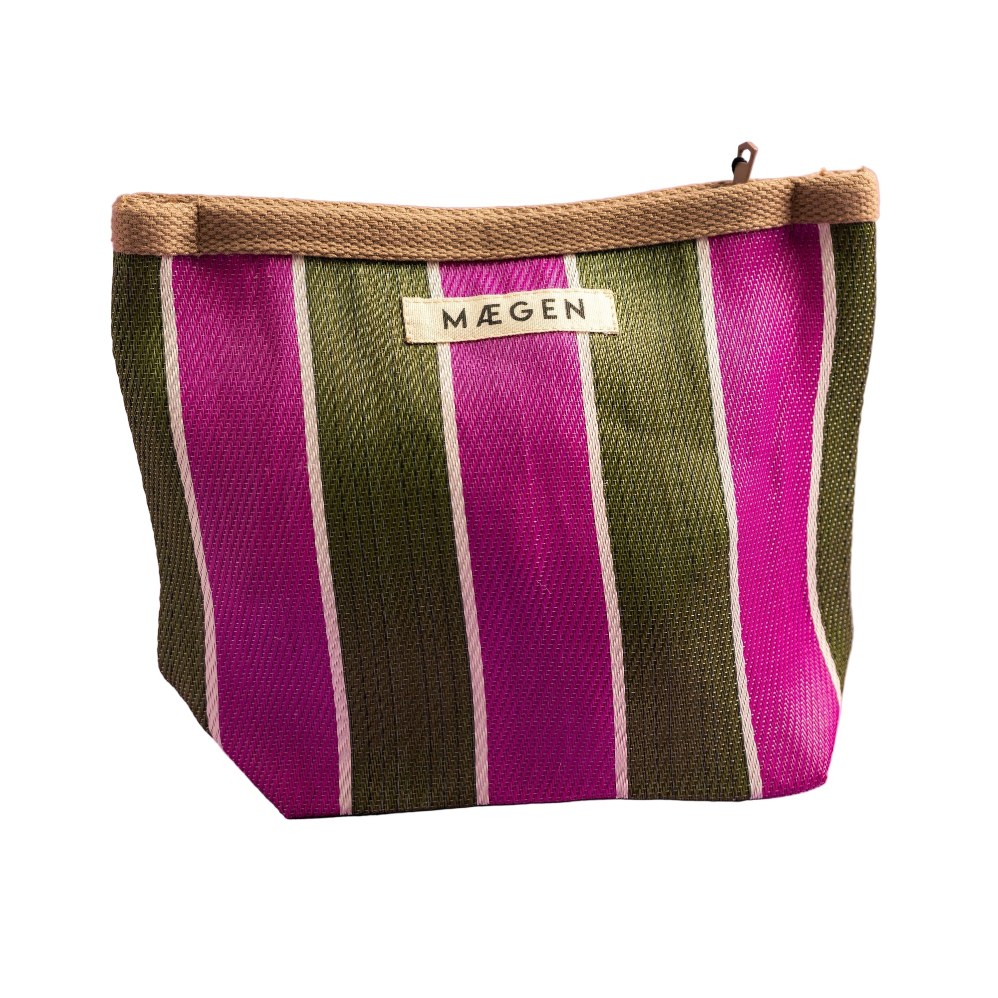 Pouch | Brown/ Olive/ Pink