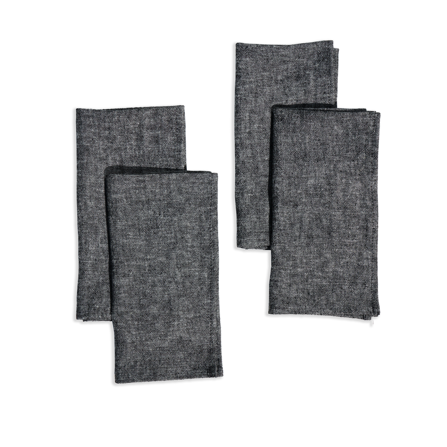 Charcoal Chambray Napkins | Set of 4