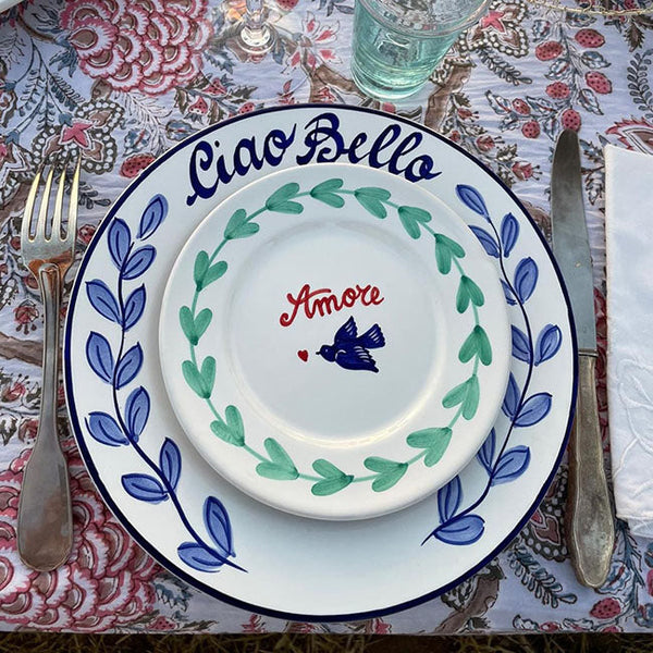 Lorafolk Ciao Bello Plate 25cm