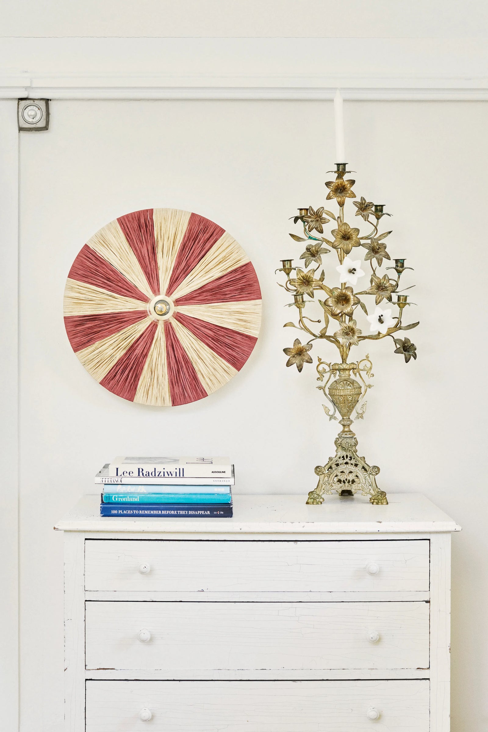 Dott Stripes Wall Lamp - Wine