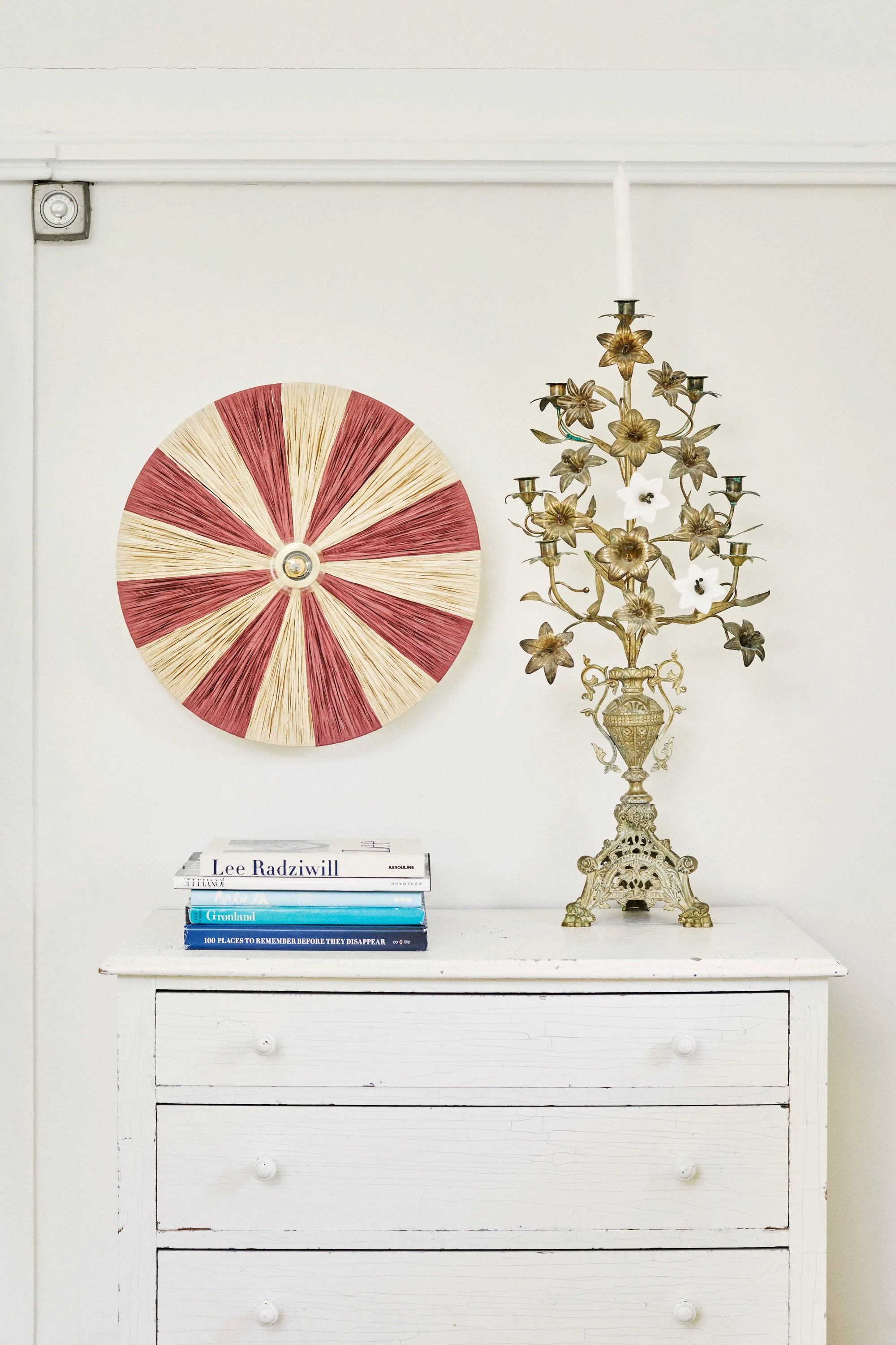 Dott Stripes Wall Lamp - Wine