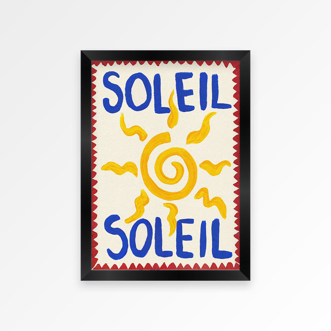 Soleil Hand Painted Print