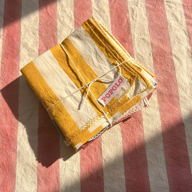 Set of 4 Striped Napkins