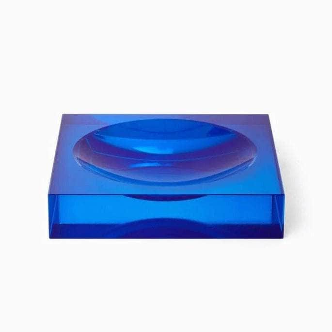Italians Do It Better Glass Tray - Blue