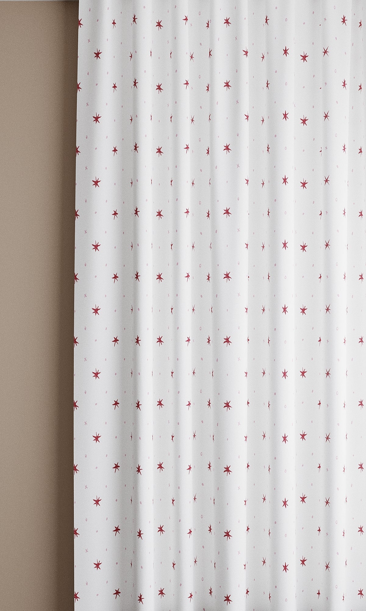 Ensueño Linen Cotton Fabric Raspberry