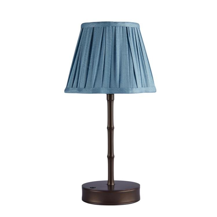 Bronze Bamboo Rechargeable Lamp Base - 25cm
