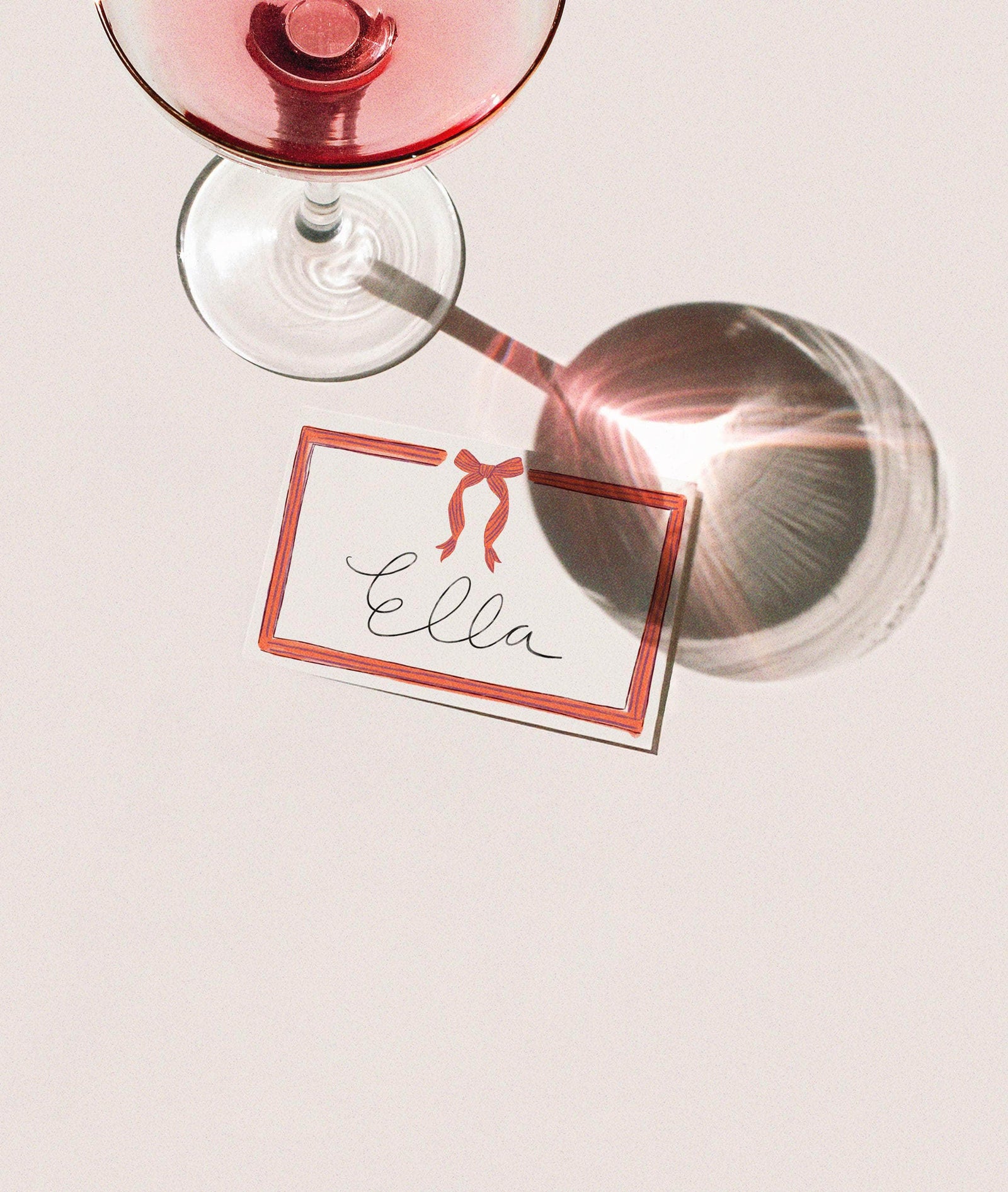 Raspberry Ripple Placecards - Set of 10