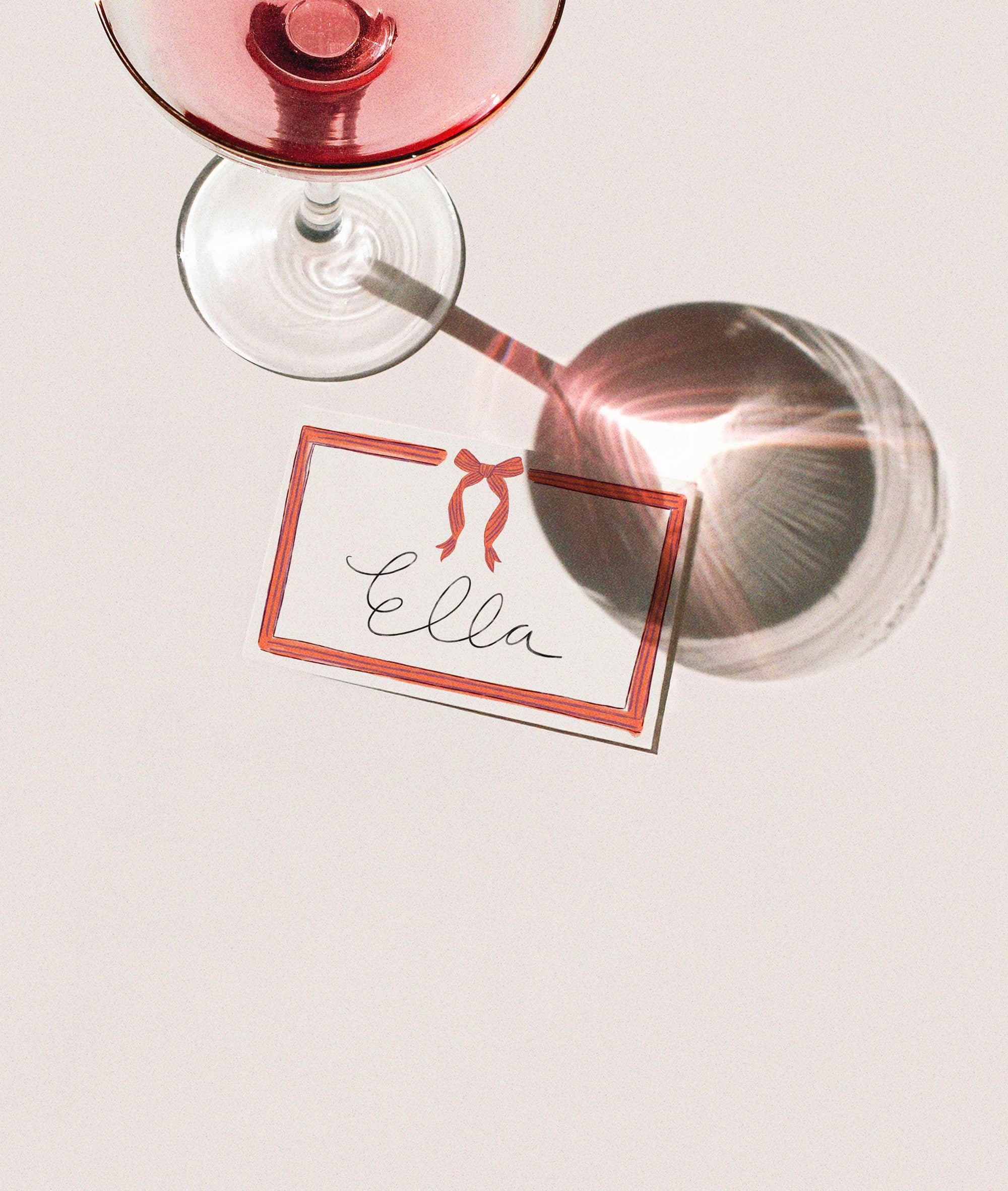 Raspberry Ripple Placecards - Set of 10