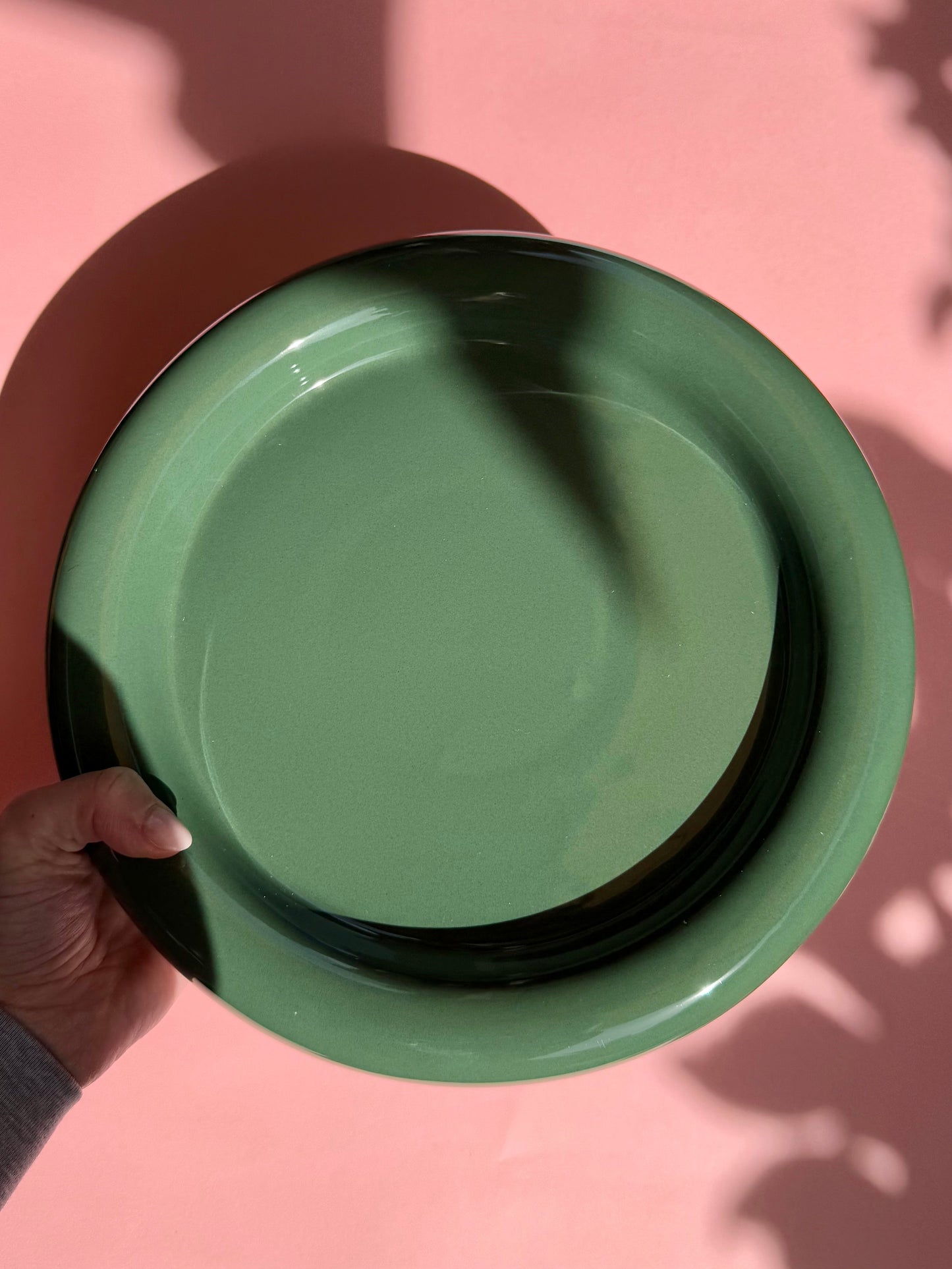 Tostadita Plate Big - Dark Green