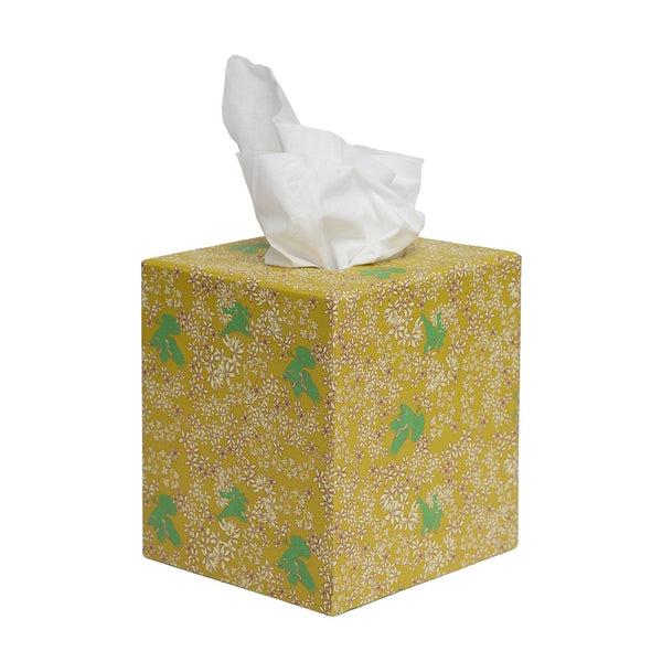 Corali Lemon Deeps Tissue Box Cover