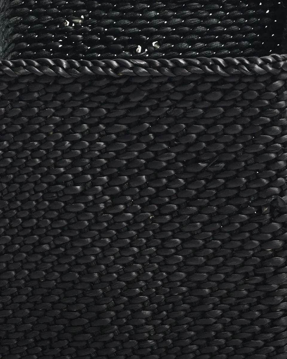 CHAUSIKU: Plain Black Square Storage Baskets
