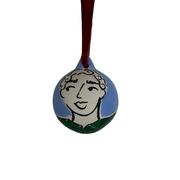 Hand Painted Ceramic Christmas Baubles
