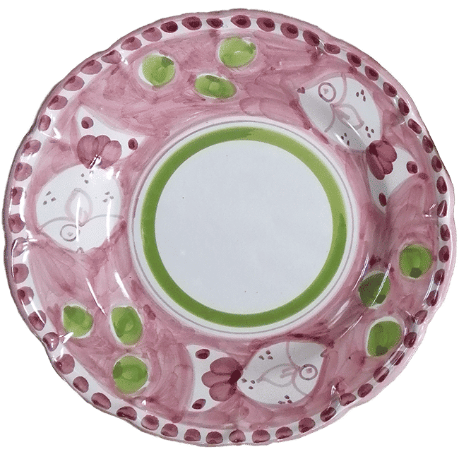 Amalfi Plate 20cm Pink Fish