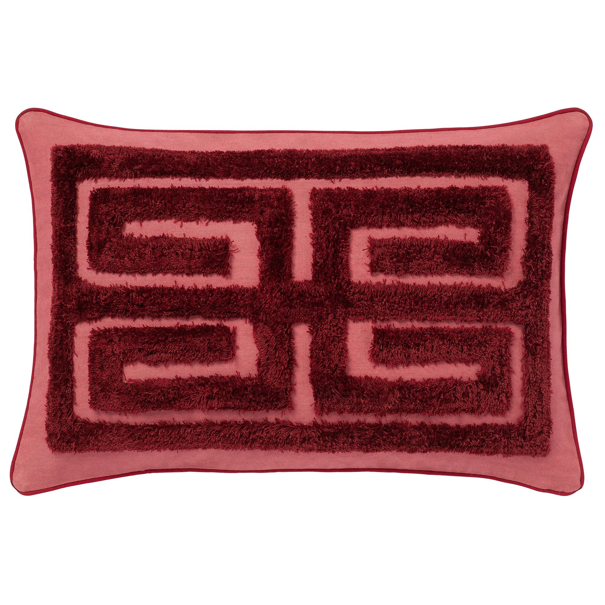 Cushion Cleo Pink & Bordeaux