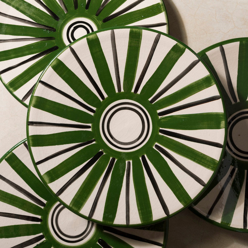 Green Safi Dinner Plate