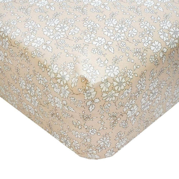 Fitted Sheet Made With Liberty Fabric Capel Taupe