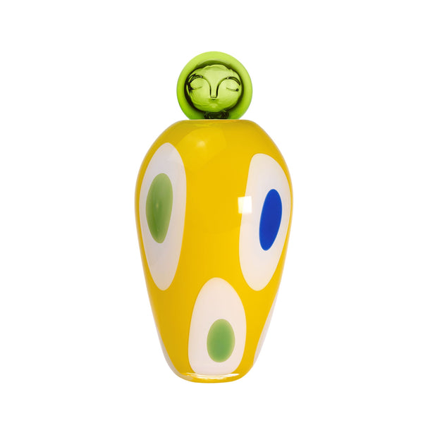 Evil Eye Series Vase - Yellow