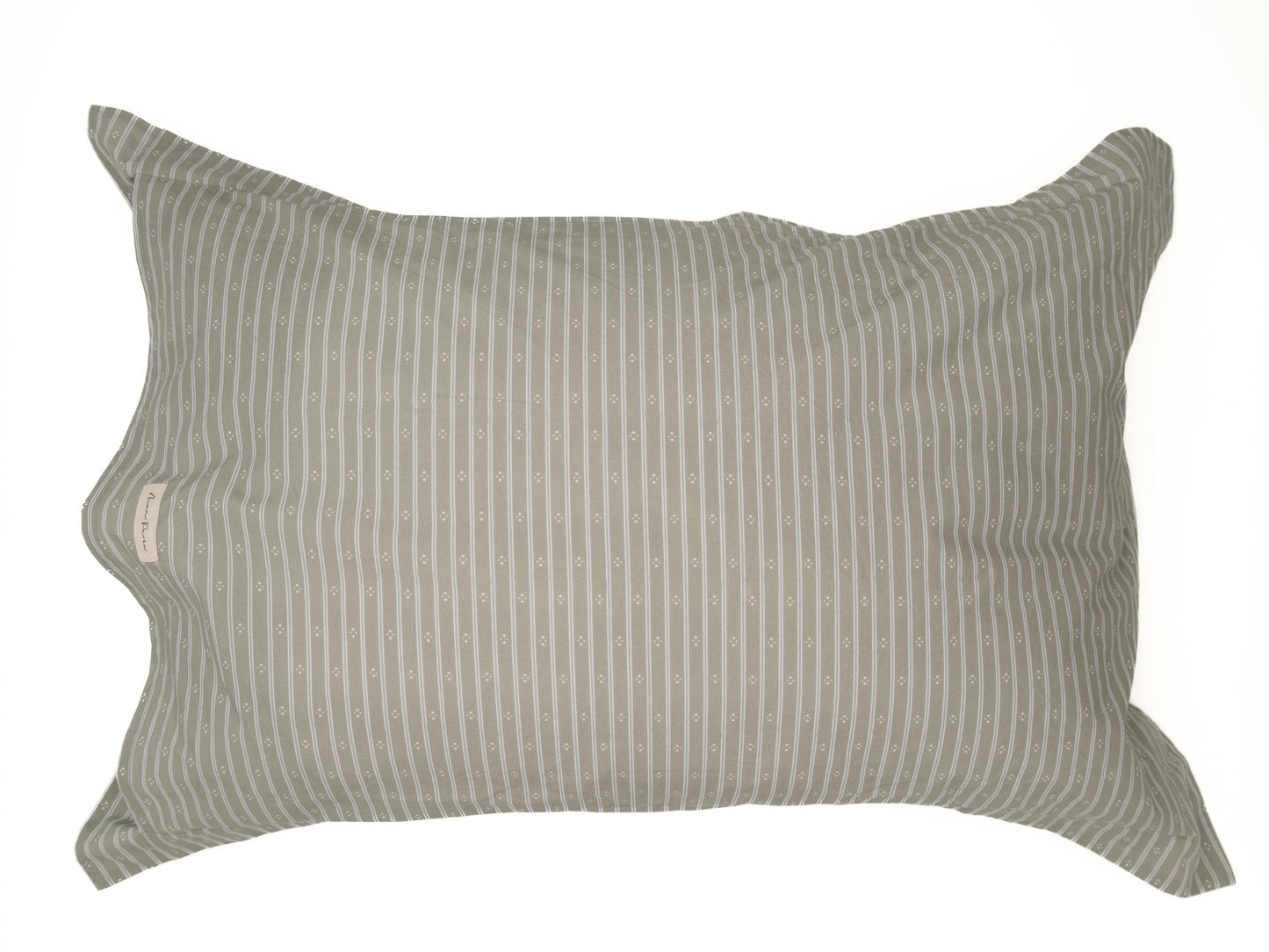 Minni Ticking Bedding Set - Alpine Green