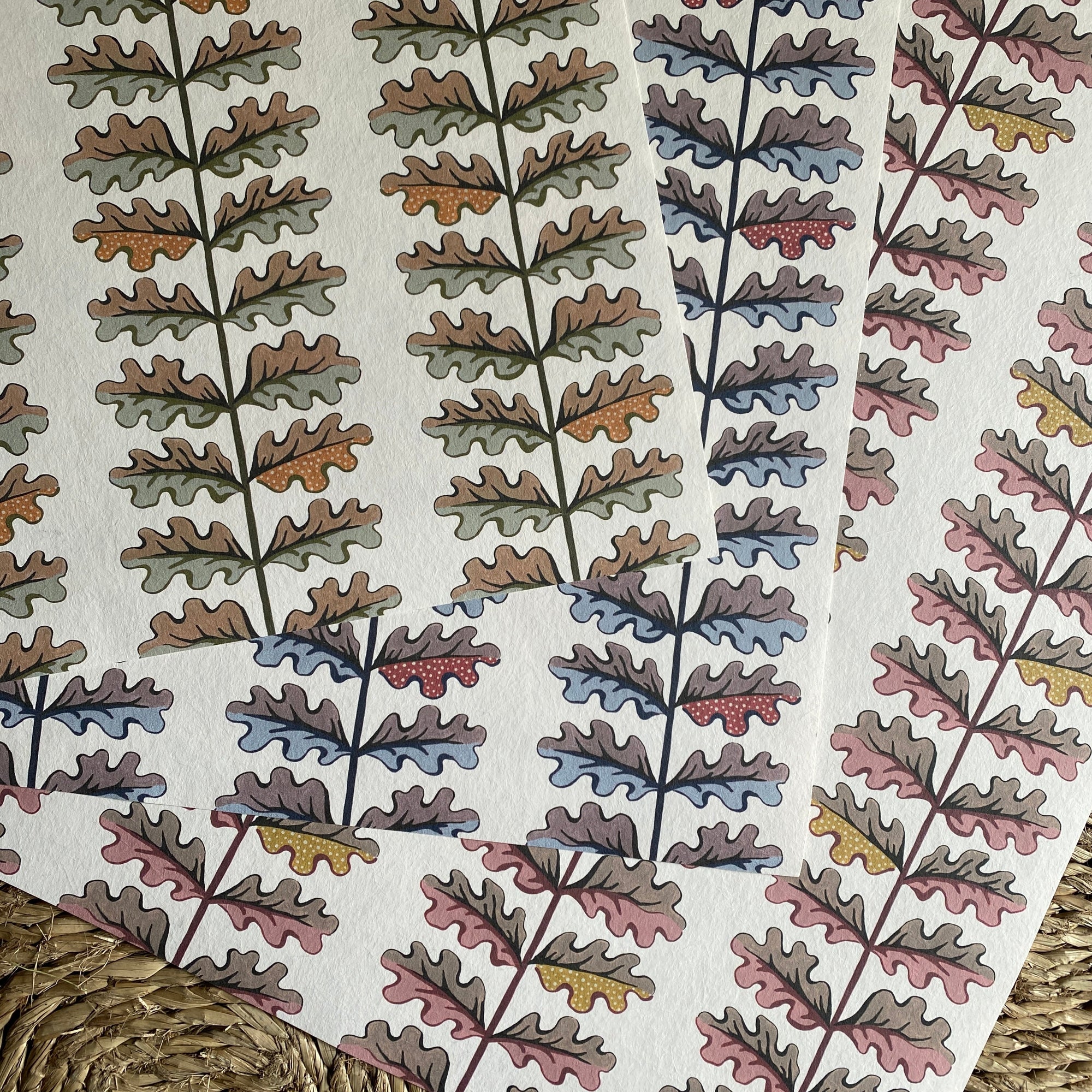 Quercus Wallpaper - Chambray