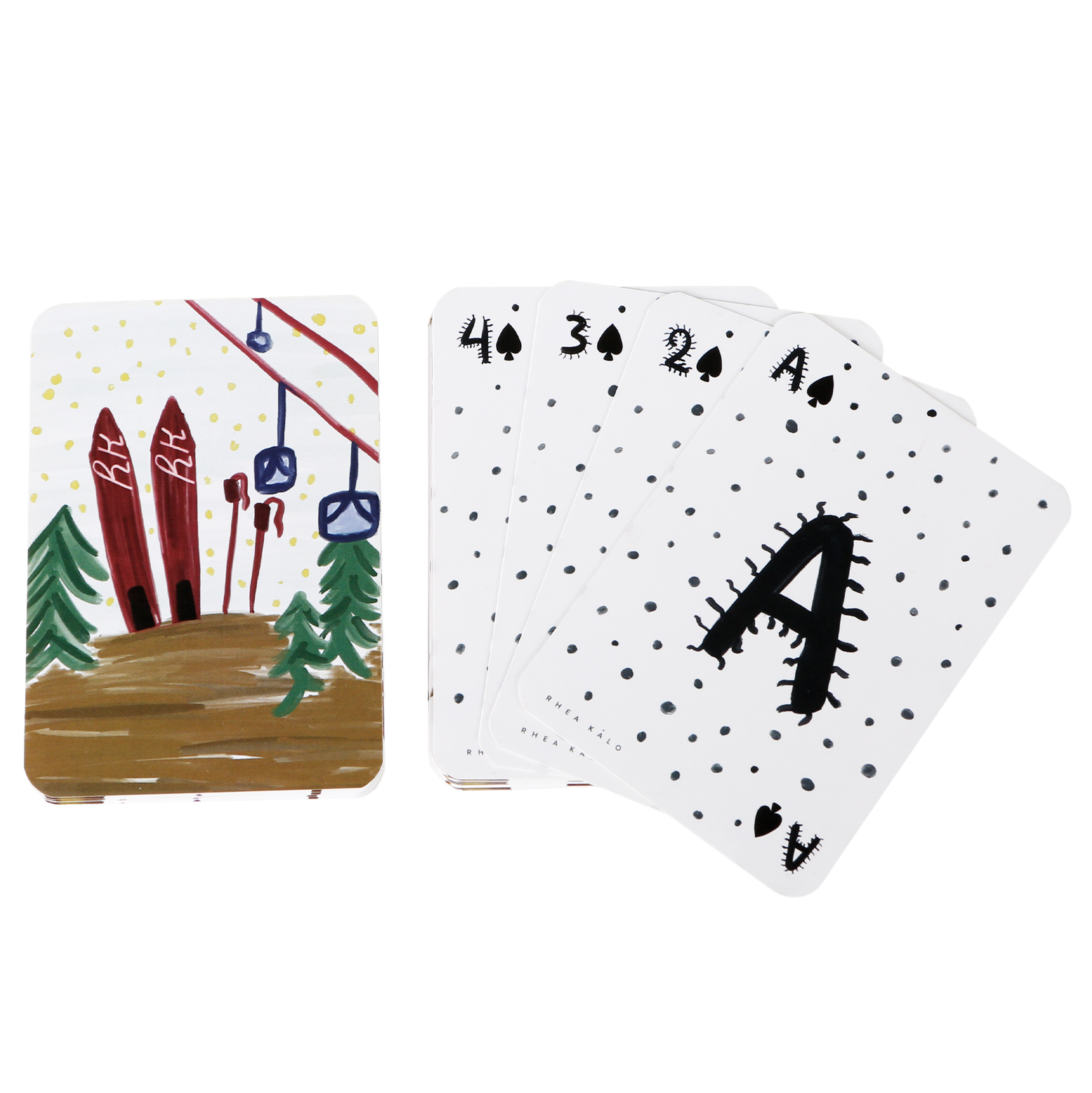 Skis Playing Cards Set