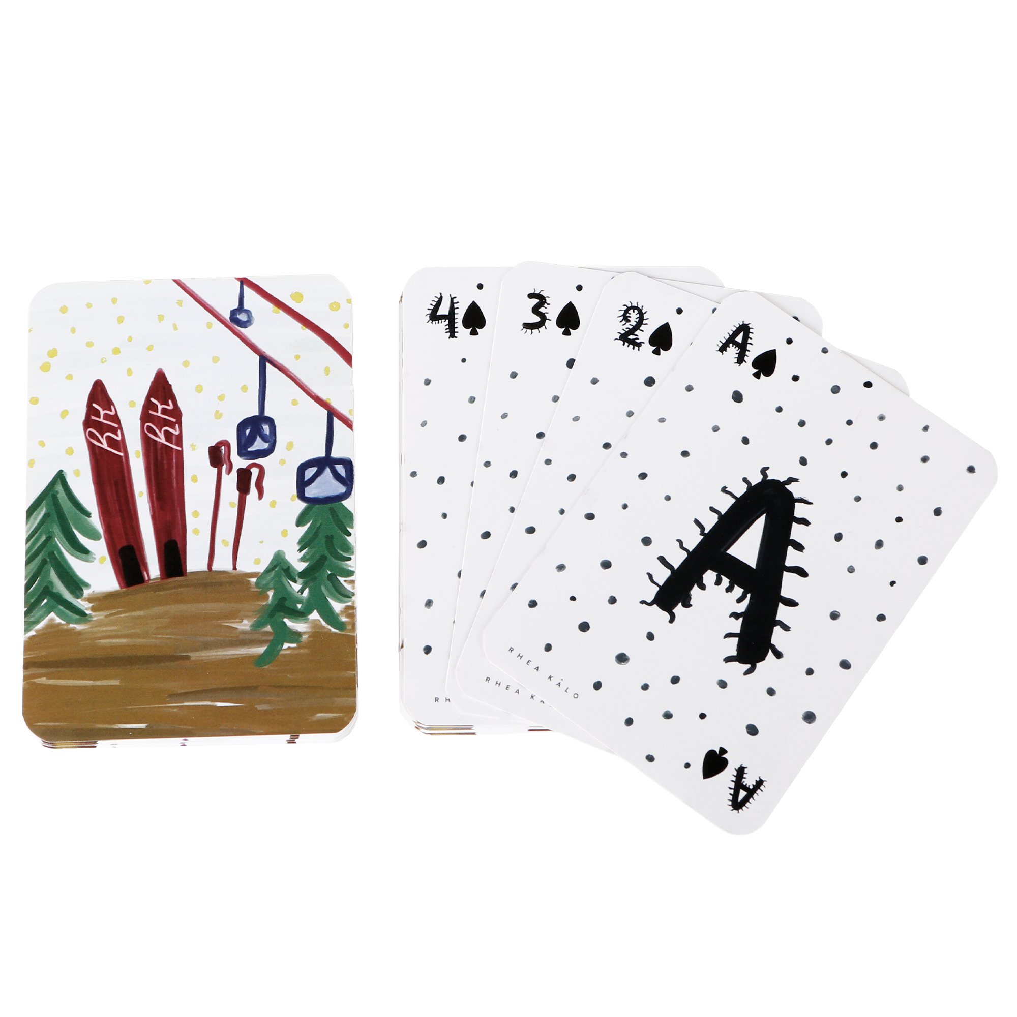 Skis Playing Cards Set