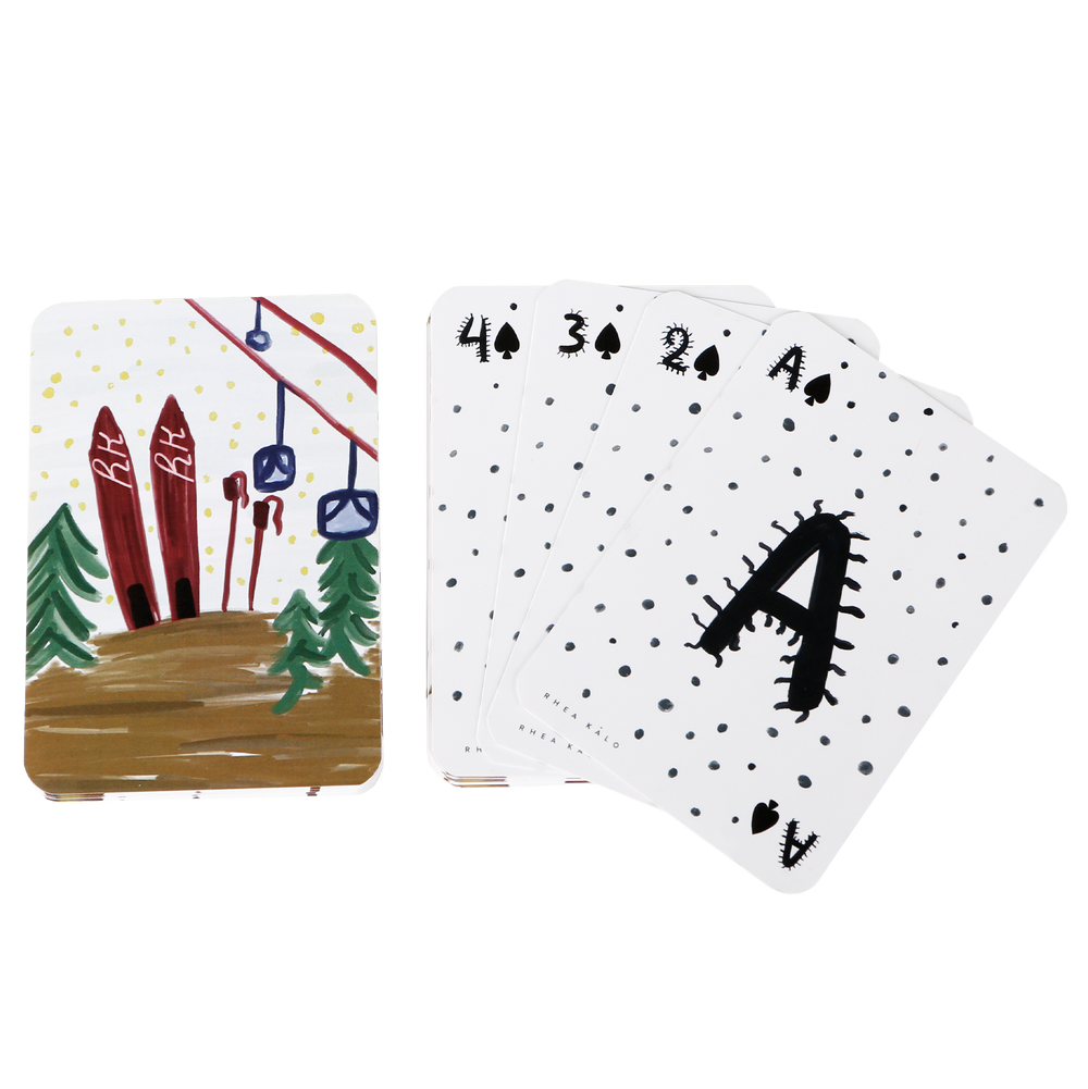 Skis Playing Cards Set