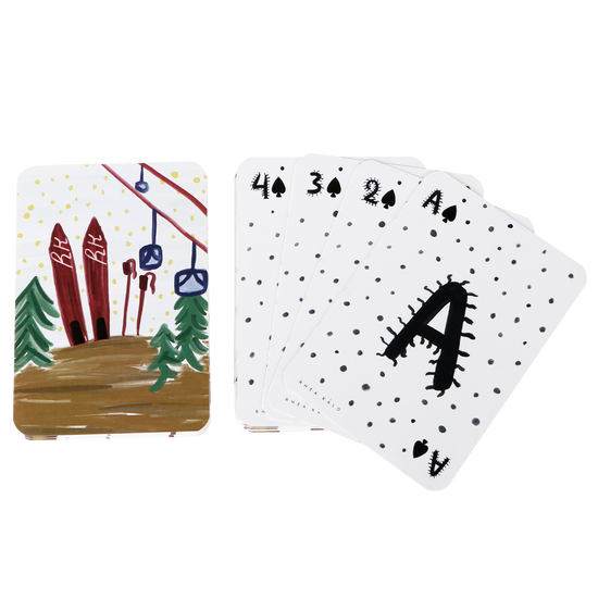 Skis Playing Cards Set
