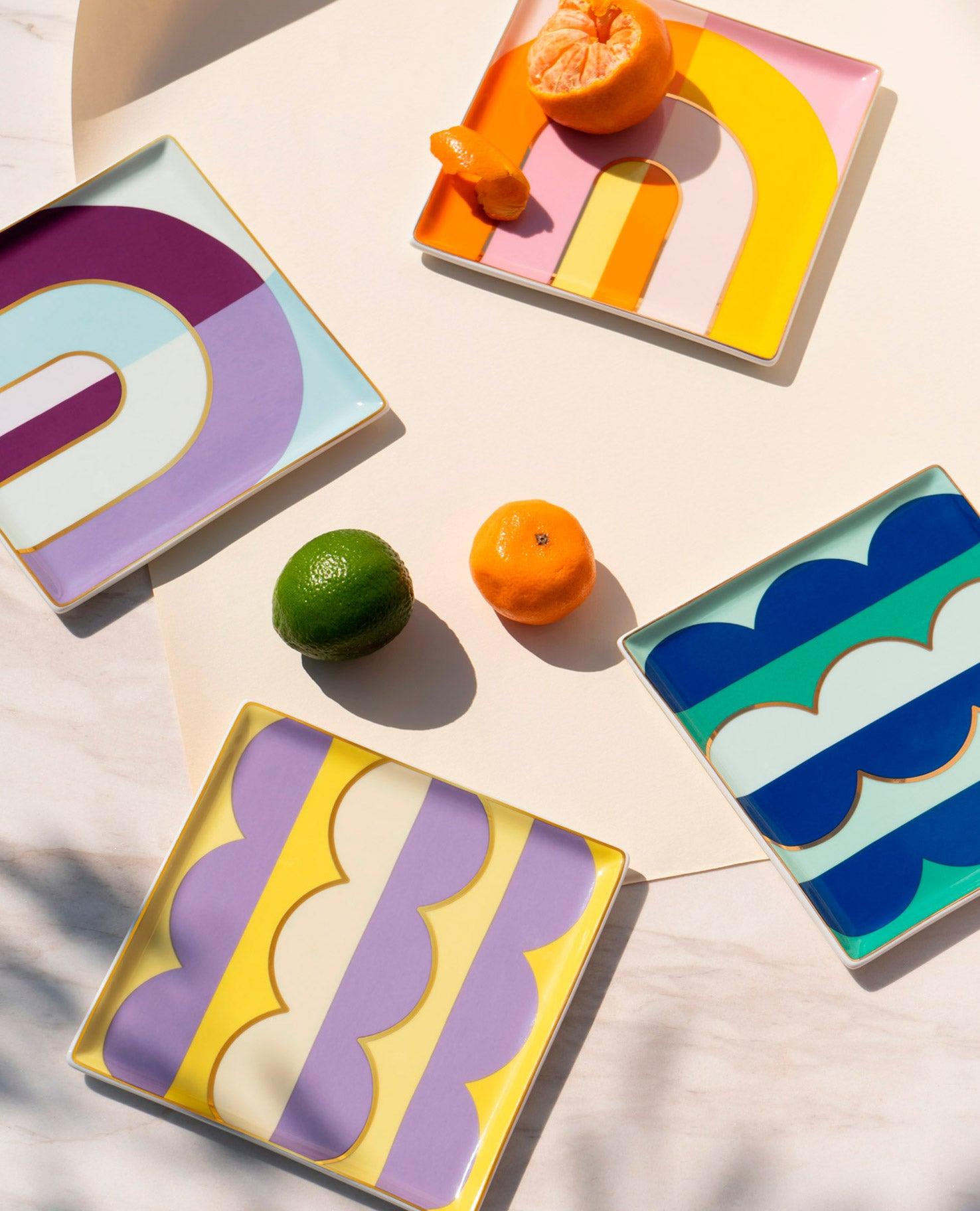 Riviera Wave Ceramic Tray